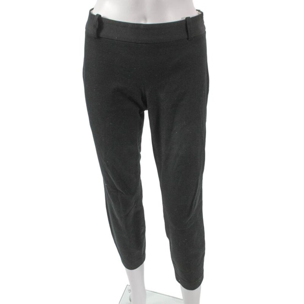 J Crew Womens Cropped Gray Cotton Spandex Zip Pants Size 2